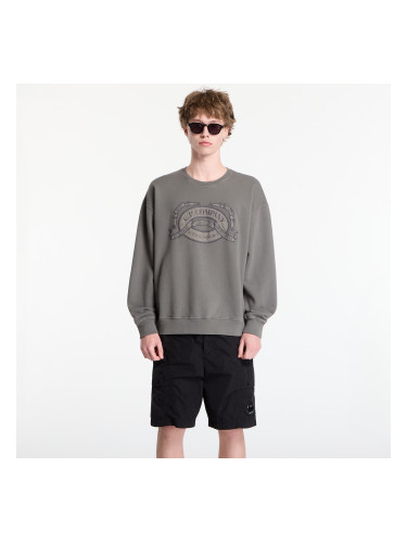 Суитшърт C.P. Company Diagonal Fleece Boxy Logo Crewneck Sweatshirt Gunmetal L