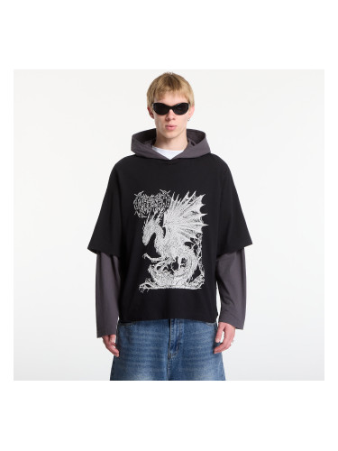 Суитшърт Wasted Paris Balaur Age Hoodie Black/ Old Black L
