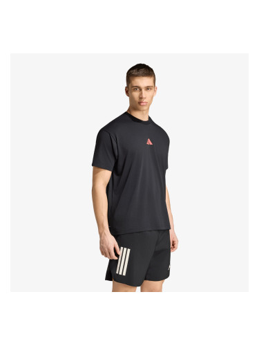 Тениска adidas Running State Of Mind Graphic T-Shirt UNISEX Black/ Pure Turbo L