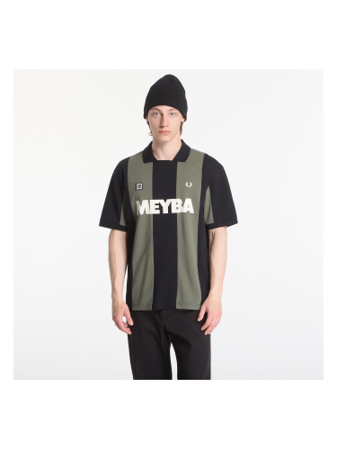 Тениска Fred Perry Meyba Cut And Sew Polo Shirt Green M