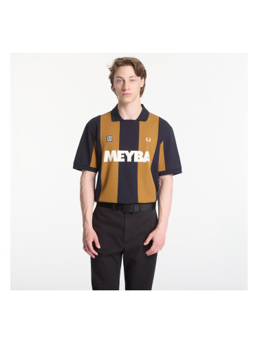 Тениска Fred Perry Meyba Cut And Sew Polo Shirt Brown M