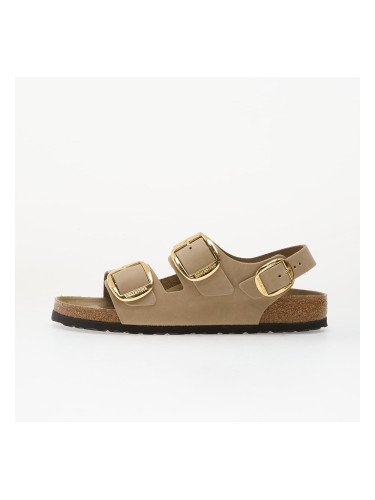 Birkenstock Milano Big Buckle Oiled Leather Women Tabacco Brown 37
