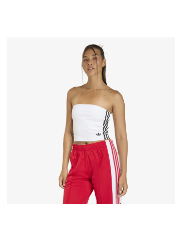 adidas 3 Stripes Tube Top White/ Black XL