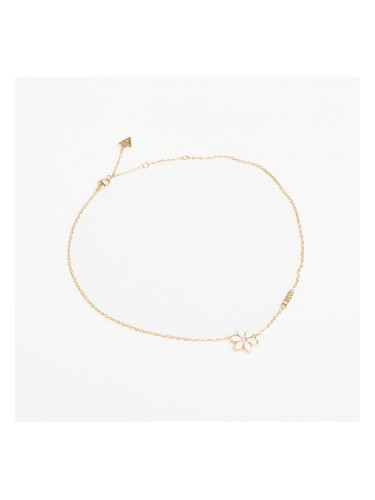 Огърлица GUESS White Lotus Necklace Gold Universal