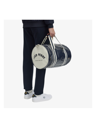 Чанта Fred Perry Classic Barrel Bag Navy/ Ecru Universal