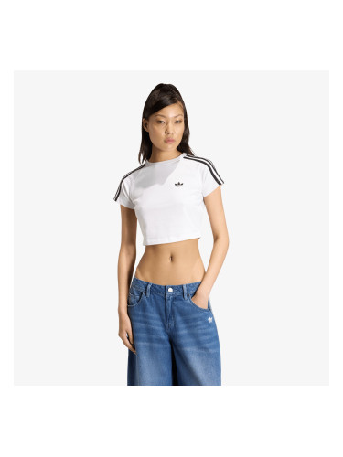 Тениска adidas SST Baby T-shirt White/ White/ Black L