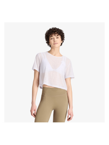 Тениска adidas Strength Essentials Workout Boxy Mesh T-Shirt Frozen Purple L