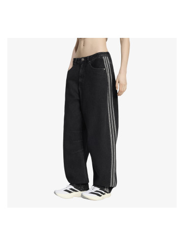 Дънки adidas High Rise Barrel Leg Denim Pant True Black Denim 30/32