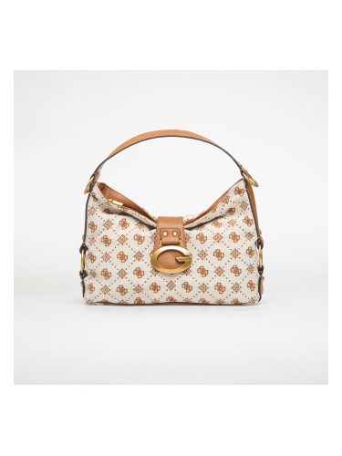GUESS Camden Shoulder Bag Cognac Logo Universal