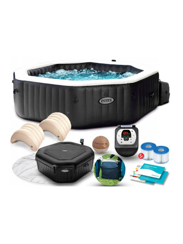 Надуваемо джакузи 201x71см. PureSpa Jet and Bubble Deluxe INTEX 28458