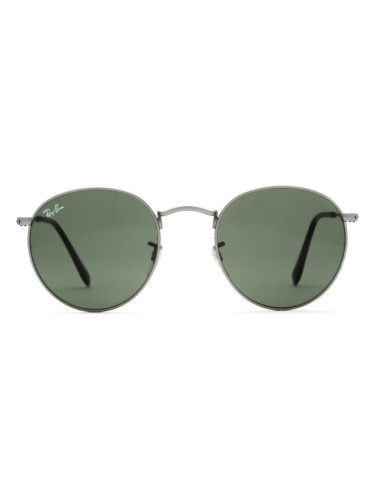 Ray-Ban Round Metal RB3447 029 - кръгла слънчеви очила, unisex, сиви