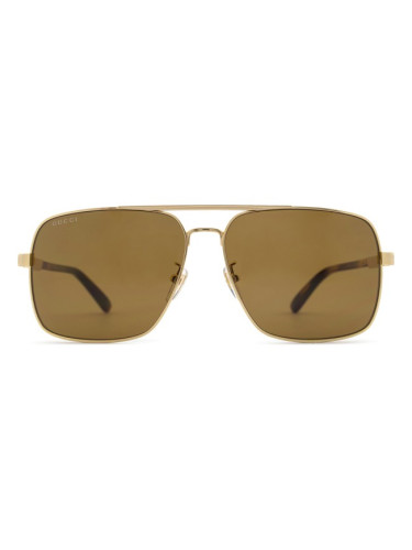 Gucci GG1289S 002 62 - квадратна слънчеви очила, мъжки, златни