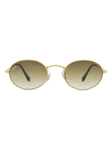 Ray-BanOval RB3547 001/51 - кръгла слънчеви очила, unisex, златни