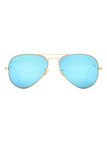 Ray-Ban Aviator Large Metal RB3025 112/17 - pilot слънчеви очила, unisex, златни, огледални