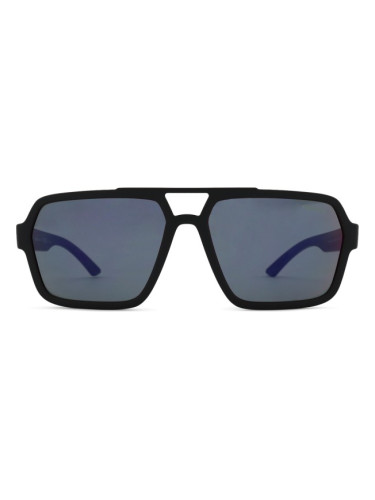 Prada Linea Rossa 0PS A06S DG008F 59 - квадратна слънчеви очила, мъжки, черни, огледални