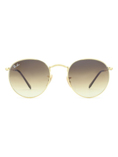 Ray-Ban Round Metal RB3447 001/51 - кръгла слънчеви очила, unisex, златни