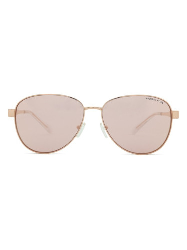 Michael Kors Biarritz MK1160 11086X 59 - pilot слънчеви очила, дамски, розови, огледални