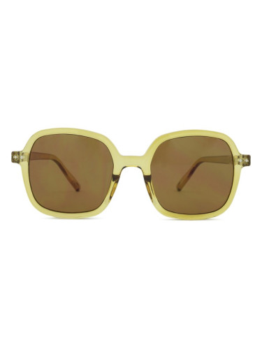 Izipizi Sun #Office Golden Green - квадратна слънчеви очила, unisex, зелени