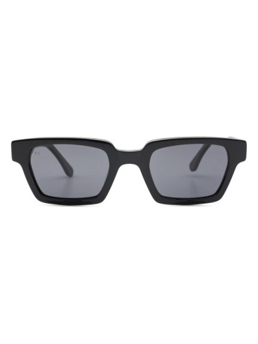 Meller Deka All Black - правоъгълна слънчеви очила, unisex, черни, поляризирани