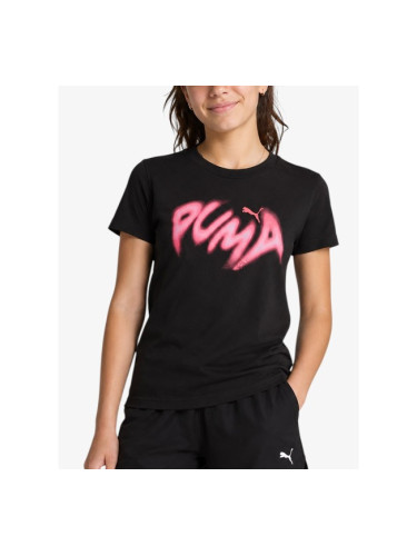 PUMA Graphics Warped Tee G PUM Black