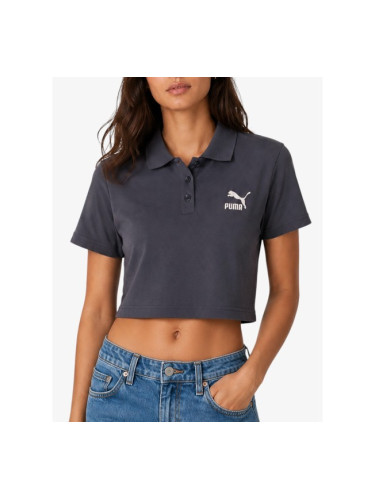 PUMA Classics Polo Baby Tee Navy