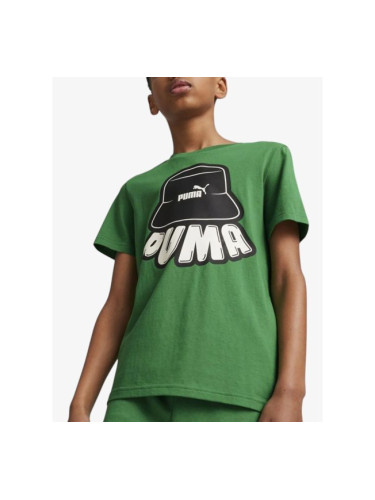 PUMA Ess Mid 90s Graphic Tee B Green