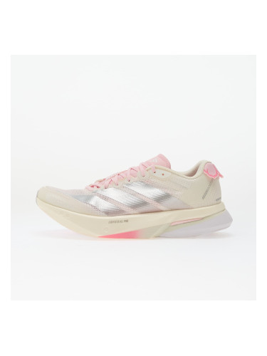 Сникърси adidas Adizero Boston 13 Core White/ Silver Met./ Clear Pink EUR 40