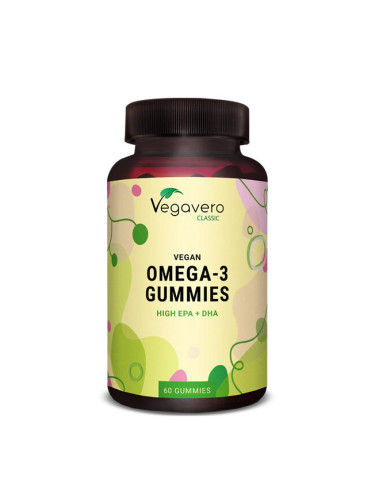 Омега-3  Гъми 250 mg (EPA 150 mg/ DHA 75 mg) 60 желирани таблетки | Vegavero