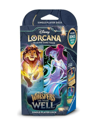  Disney Lorcana TCG: Whispers in the Well Starter Deck - Simba &amp; Megara
