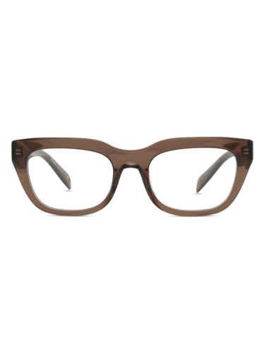 Prada 0PR A06V 1701O1 52 - диоптрични очила, правоъгълна, дамски, кафяви