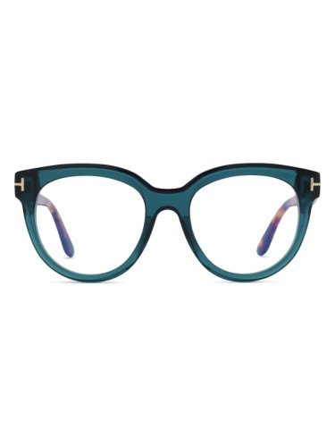 Tom Ford FT5987-B 092 52 - диоптрични очила, кръгла, дамски, зелени