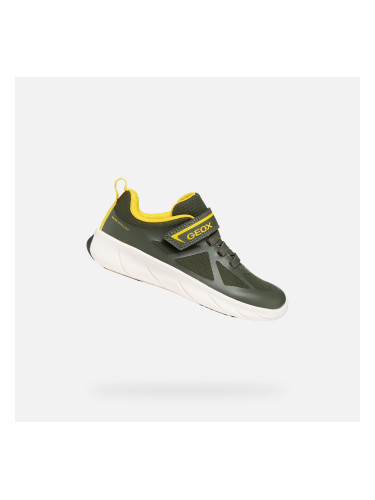 Тъмнозелени момчешки маратонки Geox Foot-run