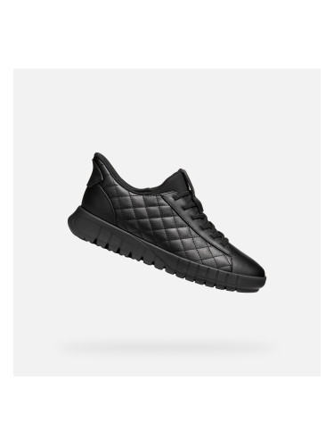 Black Women's Geox Flextride Plus Sneakers - Women's