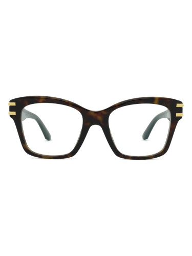 Dolce & Gabbana 0DG3419 502 52 - диоптрични очила, квадратна, дамски, кафяви