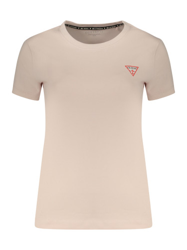 Дамска тениска с къс ръкав GUESS JEANS, розова