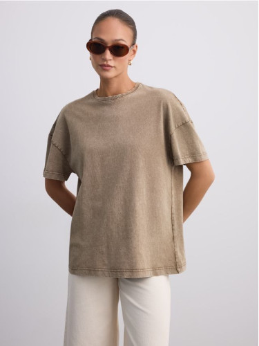 Mohito - LADIES` T-SHIRT - маслинено зелено