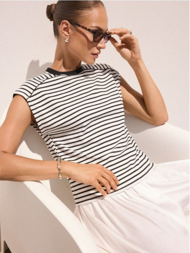 Mohito - Тениска с къс ръкав - черен