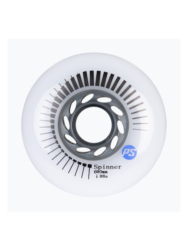 Колела за ролери Powerslide Spinner 80 mm/88A 4 pcs. white