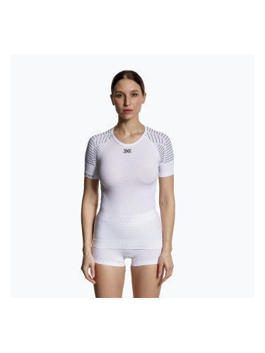 Дамска термоактивна тениска X-Bionic Invent 4.0 Lt Shirt Arctic White/Dolomite Grey