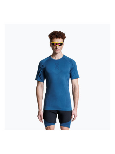 Koszulka do biegania męska X-Bionic Xceed Run slate blue/marine