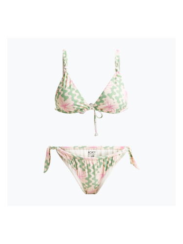 Дамски бански от две части ROXY Hibiscus Daze Удължен Tri basil party waves yw