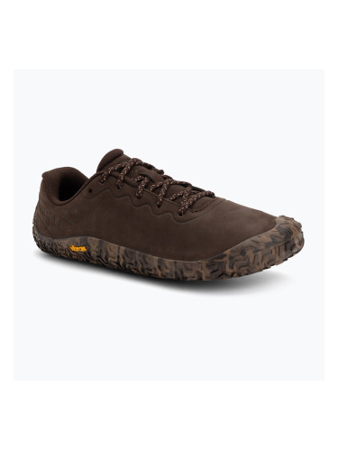 Мъжки обувки barefoot Merrell Vapor Glove 6 Leather coffe