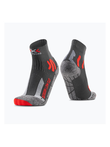 Мъжки чорапи X-Socks Trek Outdoor Low Cut anthracite/red