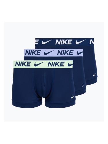 Мъжки боксерки Nike Dri-Fit Essential Micro Trunk 3 pairs navy