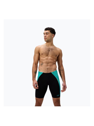 Мъжки шорти за плуване тип клин Speedo Endurance+ MAX Splice Jammer black/turquoise gem