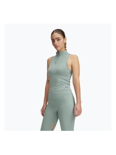 Дамска тренировъчна тениска Under Armour Vanish Elite Vent Tank silica green/iridescent