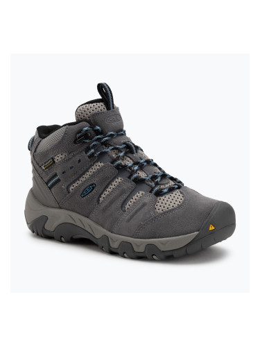 Дамски обувки за трекинг KEEN Headout Mid Waterproof Steel Grey/Blue Heaven