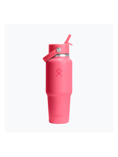 Термобутилка Hydro Flask Wide Flex Straw Travel 946 ml popstar pink