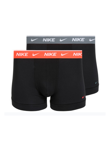 Мъжки боксерки Nike Cotton Stretch Trunk 2 pairs onyx