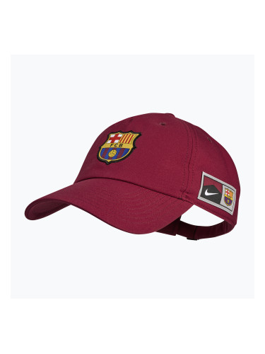 Шапка с козирка Nike FC Barcelona Club Poly team red
